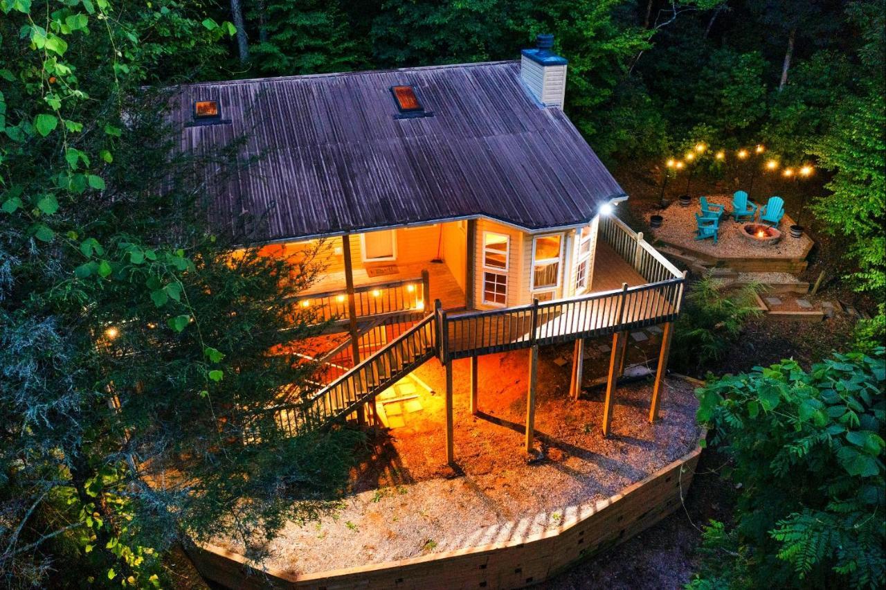 Cozy Cabin Retreat - Hot Tub, Fireplace & Fire Pit Блу-Ридж Екстер'єр фото